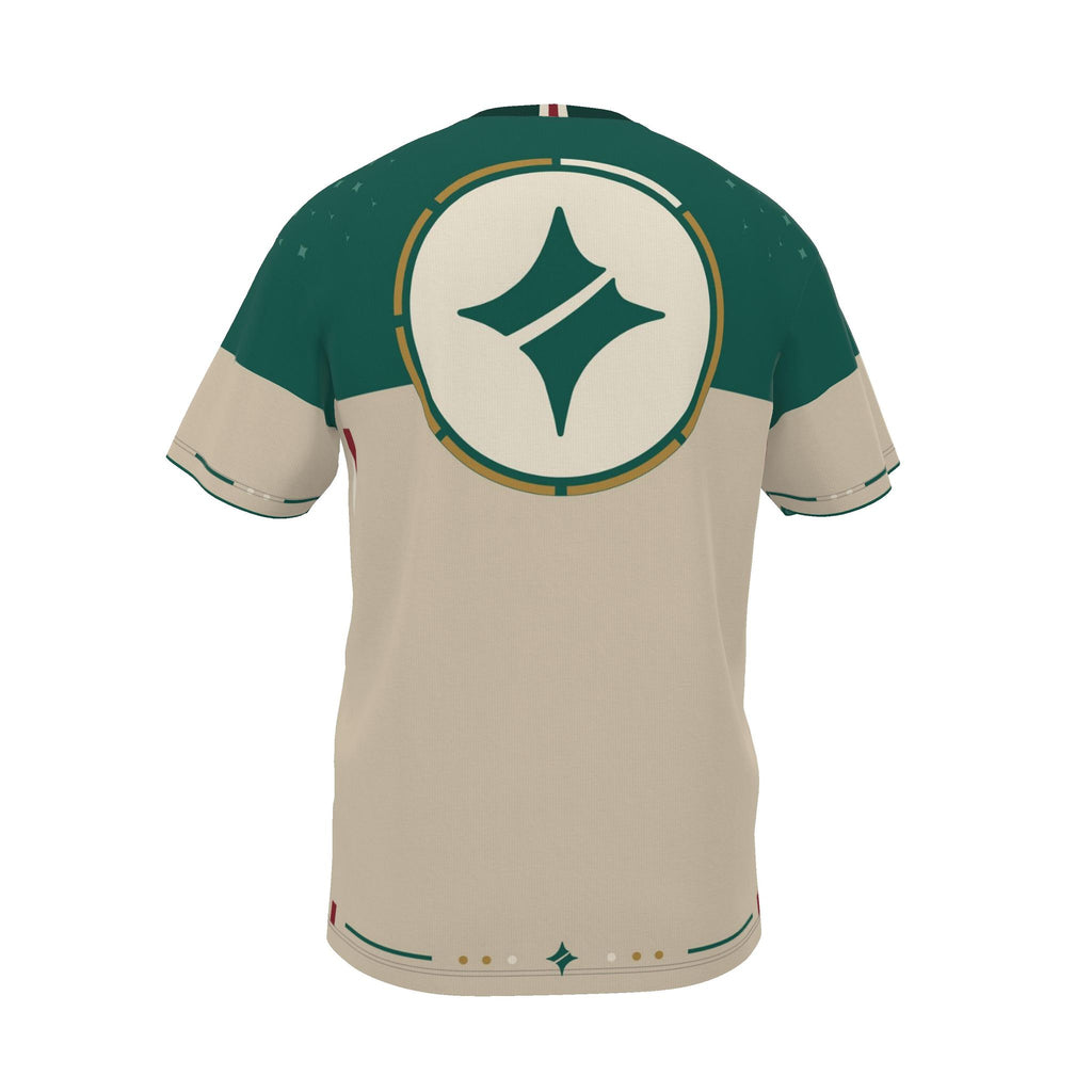 Emerald Parchment Luxury Boxy Cotton T-Shirt