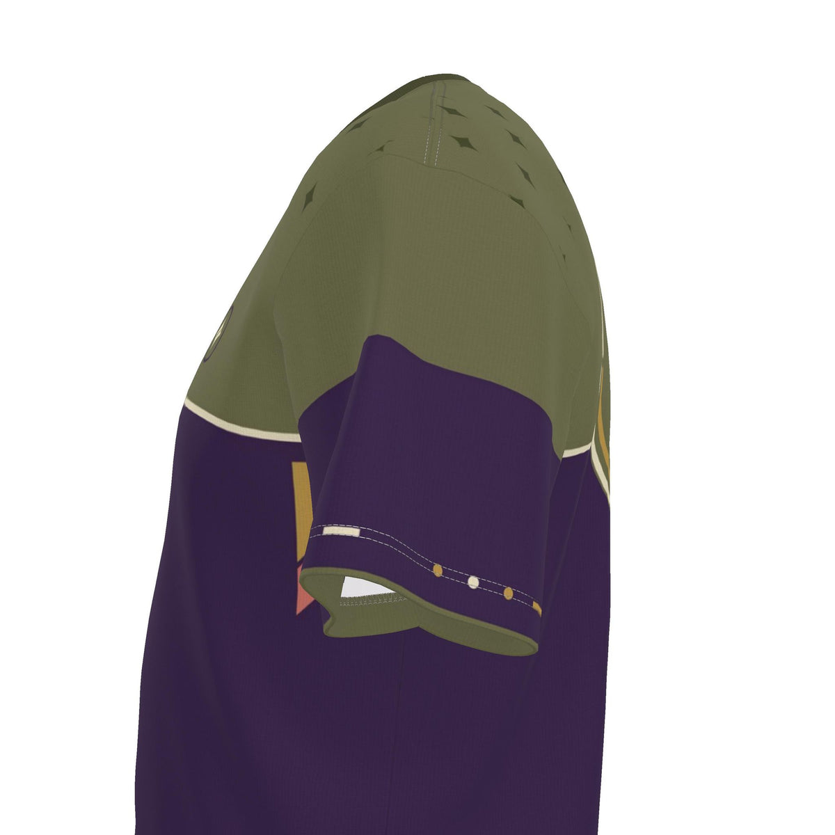 Olive Amethyst Luxury Boxy Cotton T-Shirt