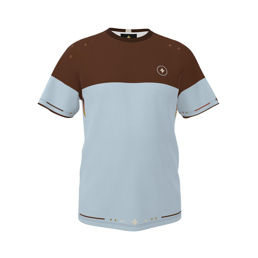 Cocoa Glacier Luxury Boxy Cotton T-Shirt