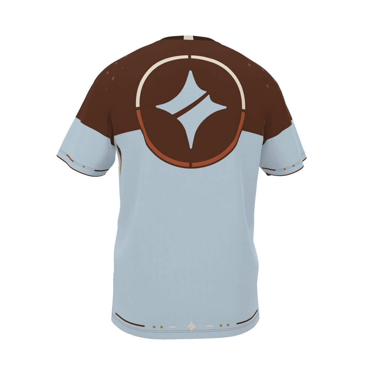 Cocoa Glacier Luxury Boxy Cotton T-Shirt