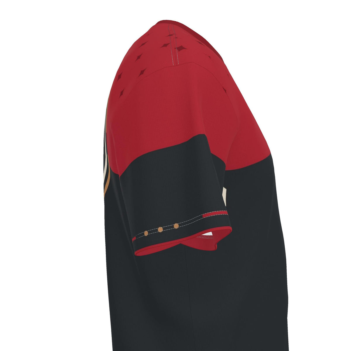 Crimson Obsidian Luxury Boxy Cotton T-Shirt
