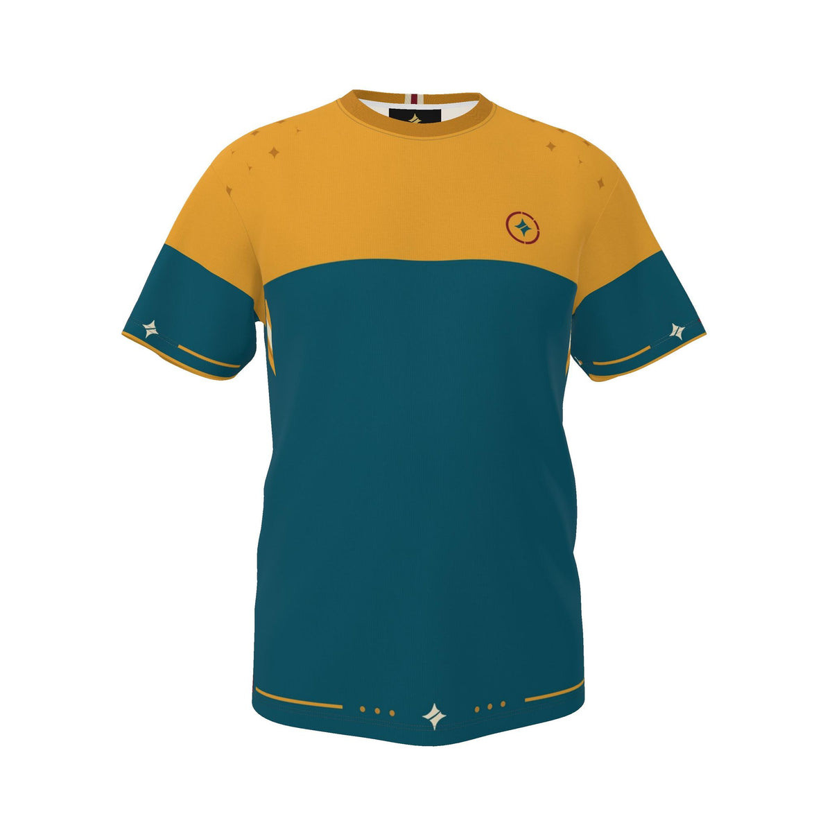 Saffron Tide Luxury Boxy Cotton T-Shirt