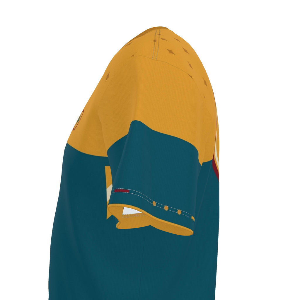 Saffron Tide Luxury Boxy Cotton T-Shirt