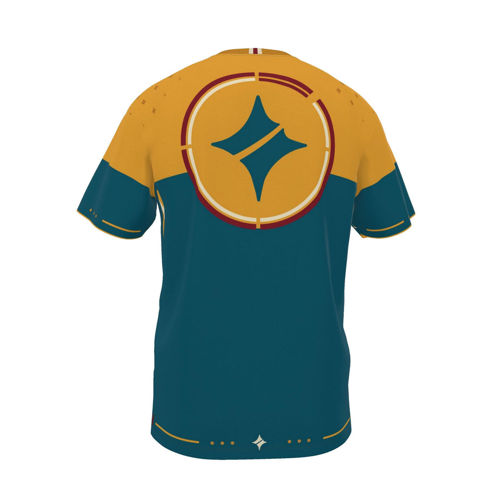 Saffron Tide Luxury Boxy Cotton T-Shirt