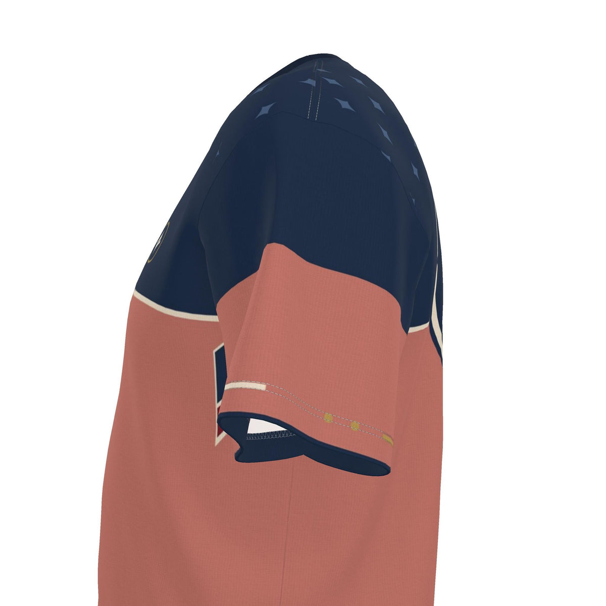 Midnight Coral Luxury Boxy Cotton T-Shirt