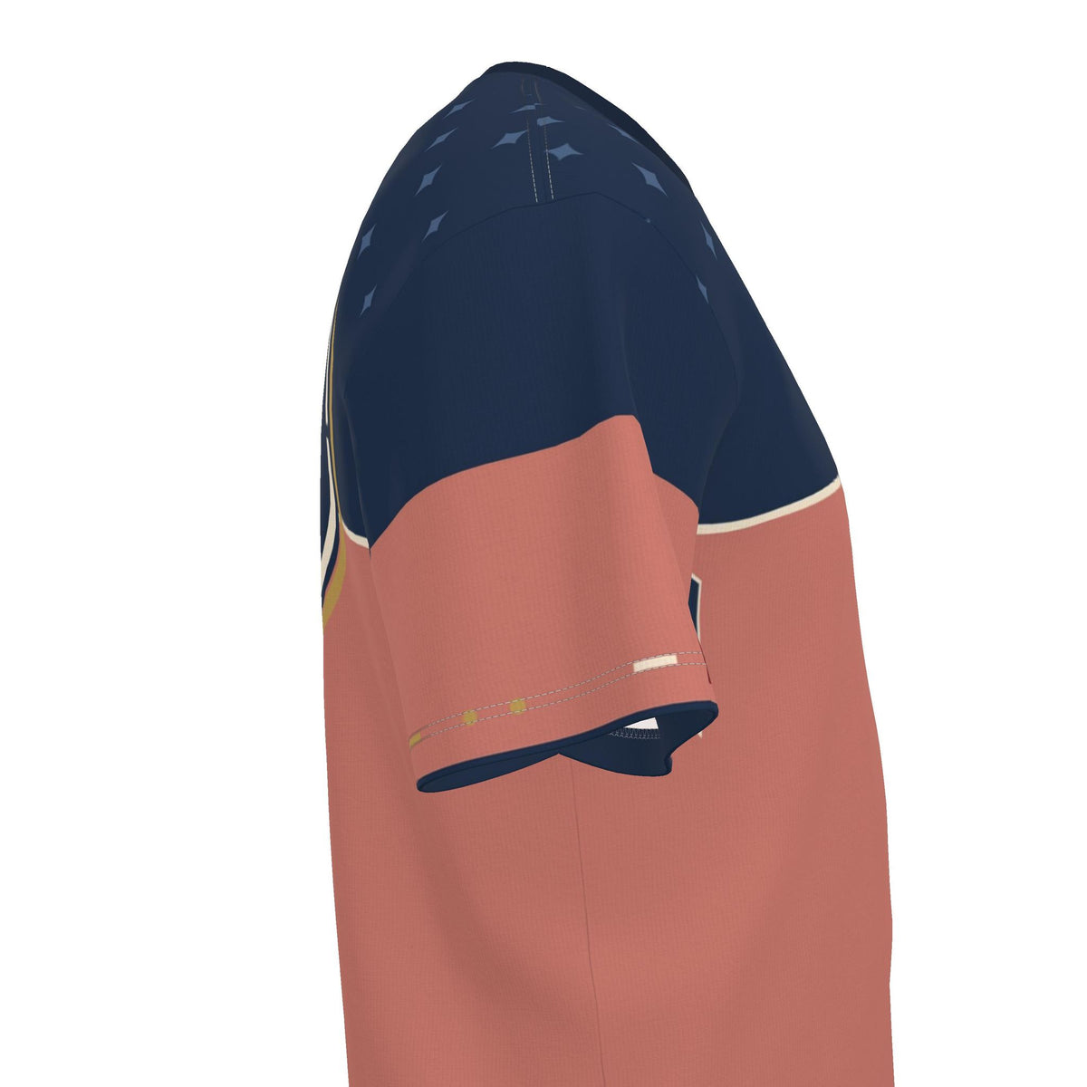 Midnight Coral Luxury Boxy Cotton T-Shirt