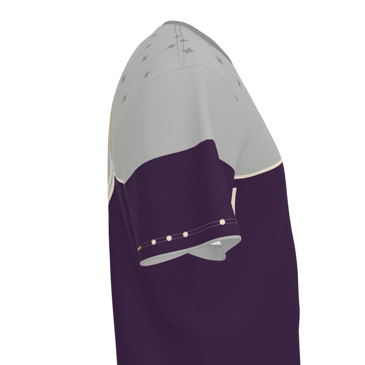 Silver Aubergine Luxury Boxy Cotton T-Shirt