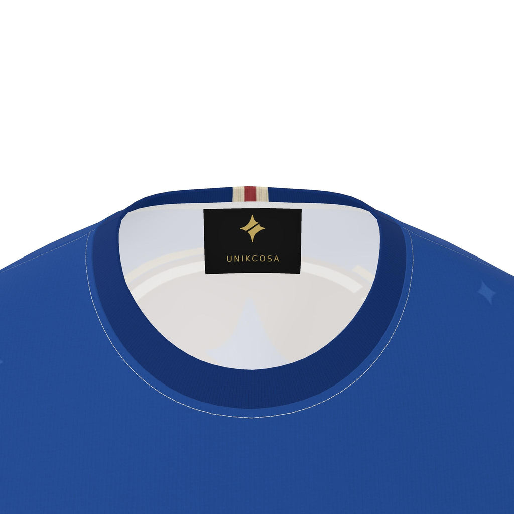 Cobalt Umber Luxury Boxy Cotton T-Shirt