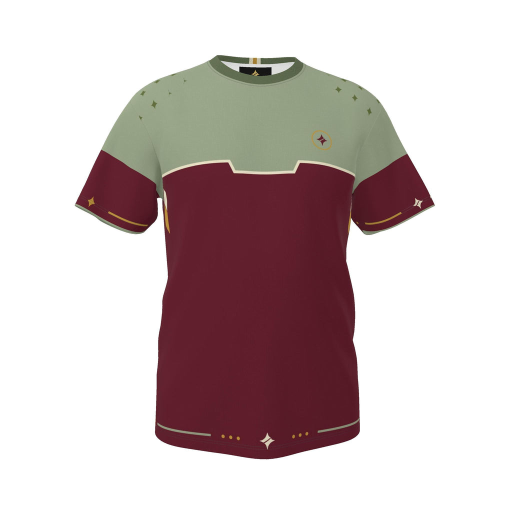 Sage Bordeaux Luxury Boxy Cotton T-Shirt