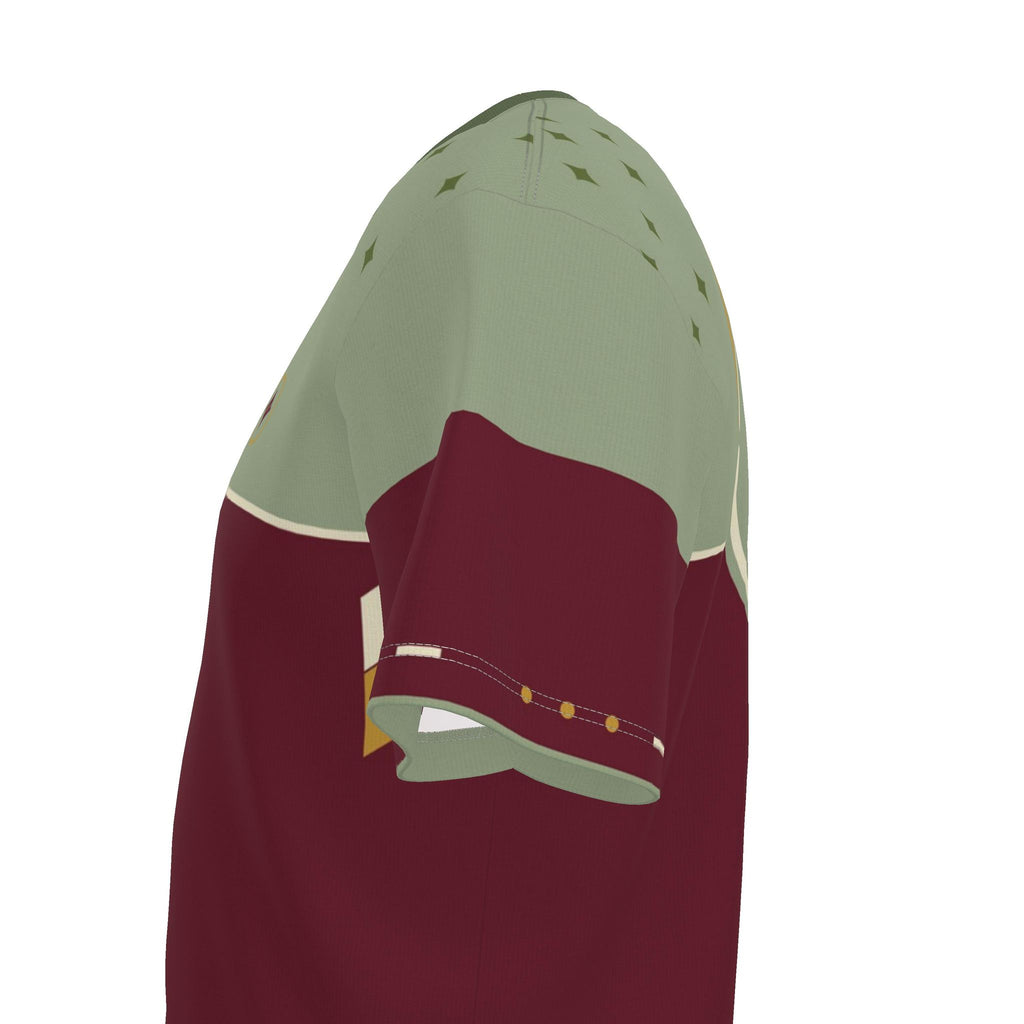 Sage Bordeaux Luxury Boxy Cotton T-Shirt