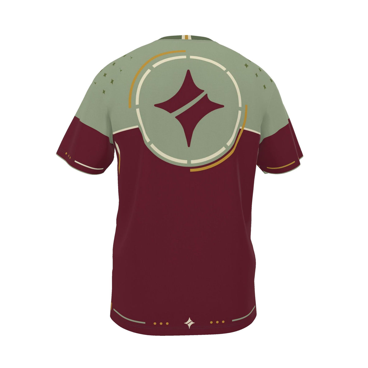 Sage Bordeaux Luxury Boxy Cotton T-Shirt