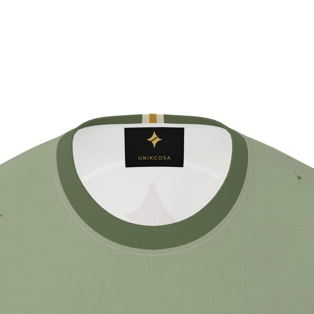 Sage Bordeaux Luxury Boxy Cotton T-Shirt
