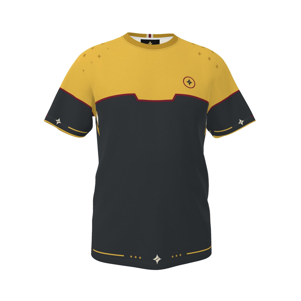 Solar Obsidian Luxury Boxy Cotton T-Shirt