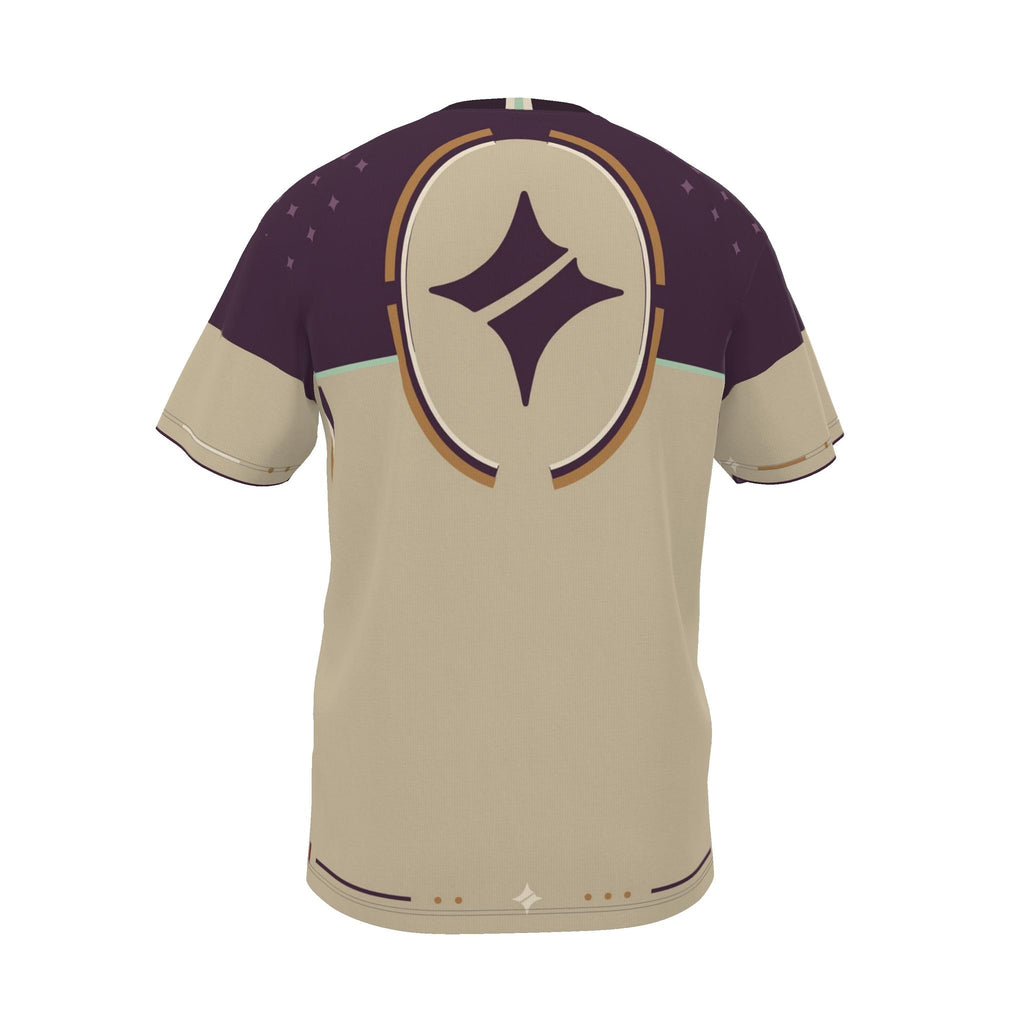Plum Parchment Luxury Boxy Cotton T-Shirt