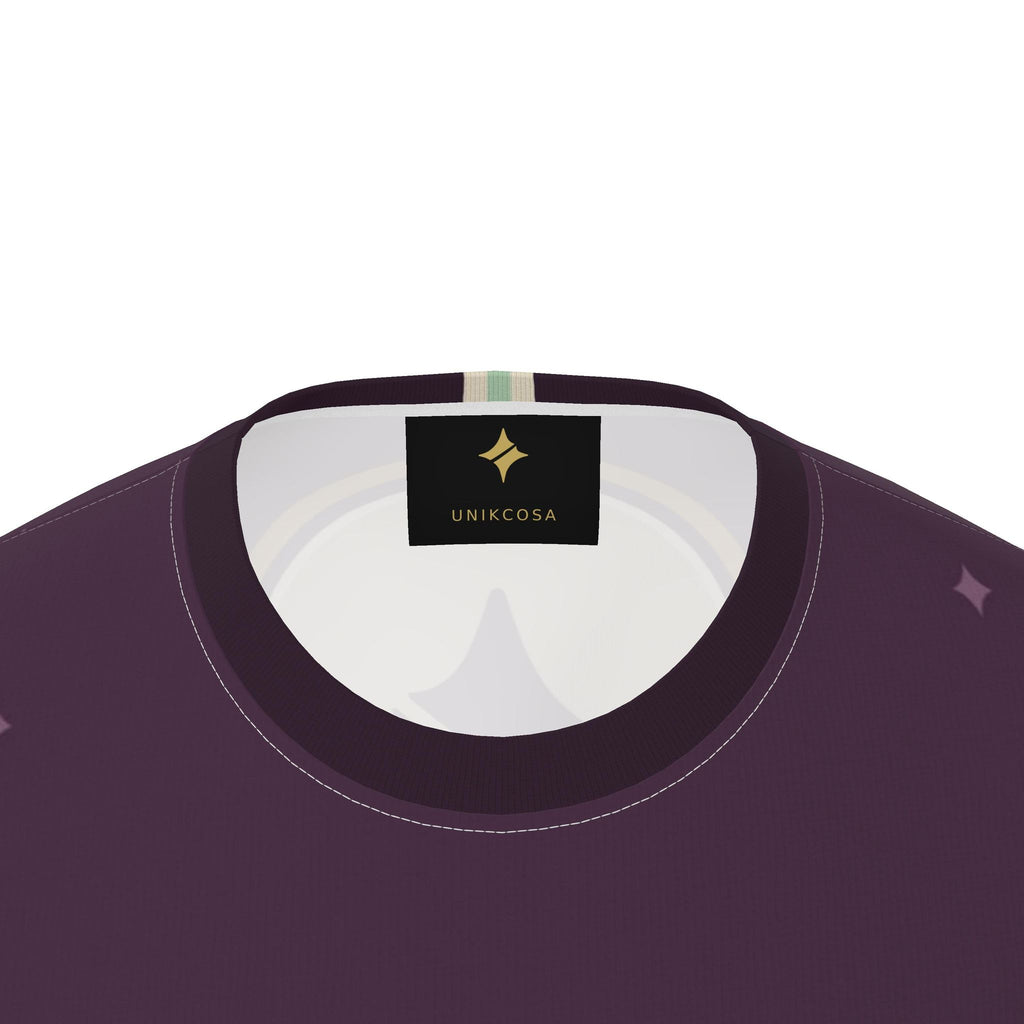 Plum Parchment Luxury Boxy Cotton T-Shirt