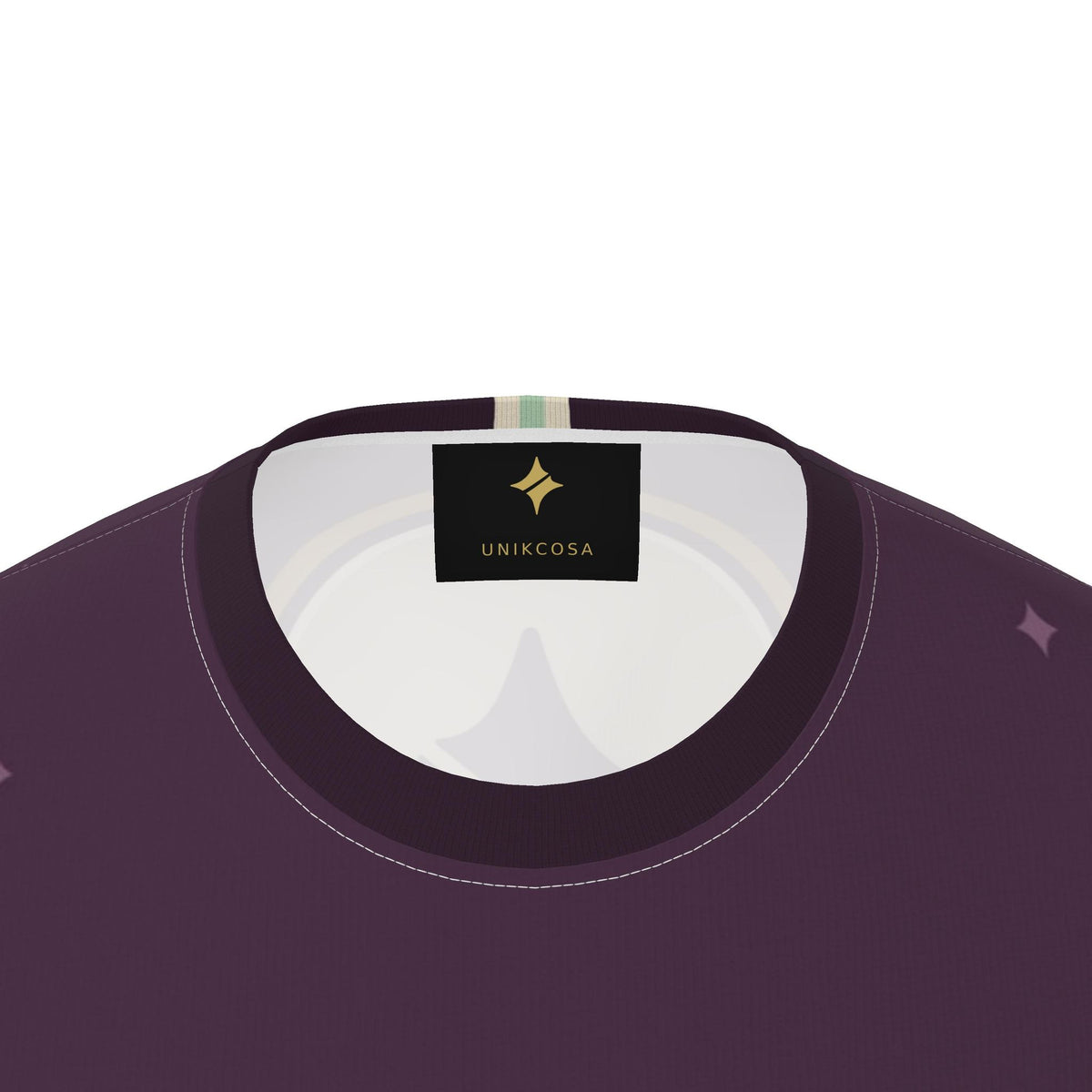 Plum Parchment Luxury Boxy Cotton T-Shirt