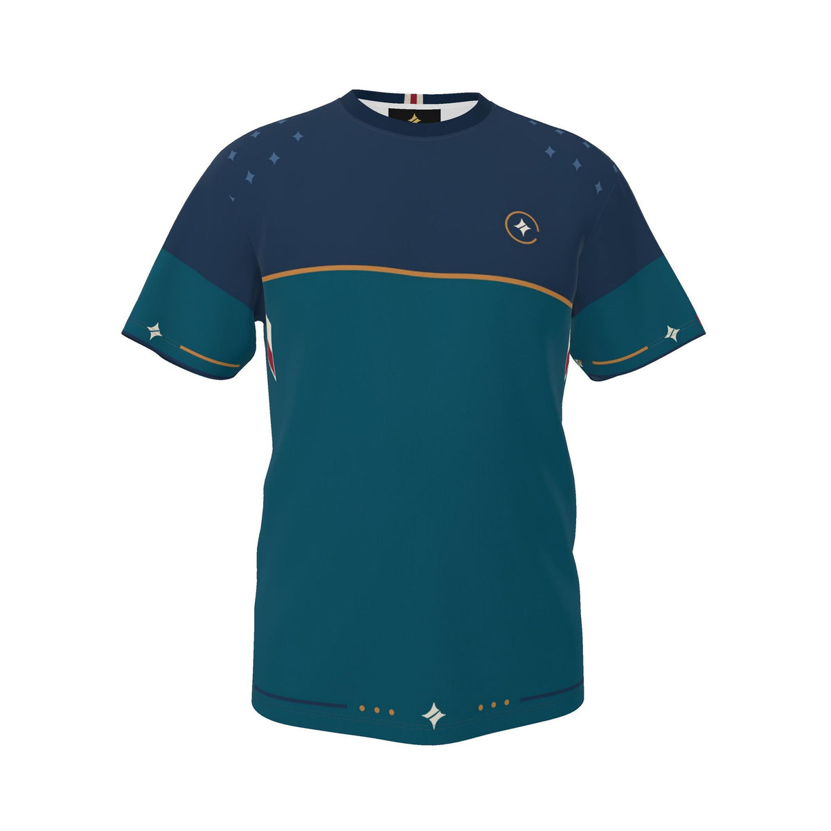 Deepwater Arc Luxury Boxy Cotton T-Shirt