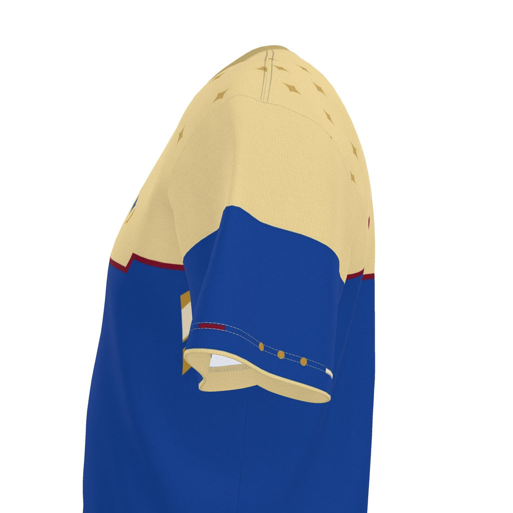 Cobalt Solstice Luxury Boxy Cotton T-Shirt