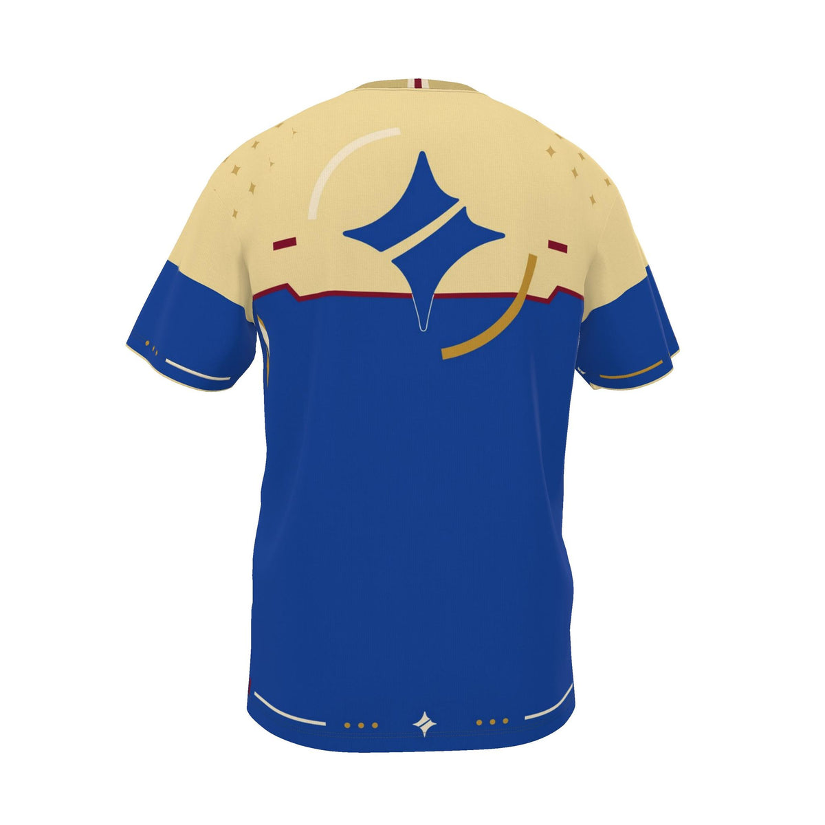 Cobalt Solstice Luxury Boxy Cotton T-Shirt