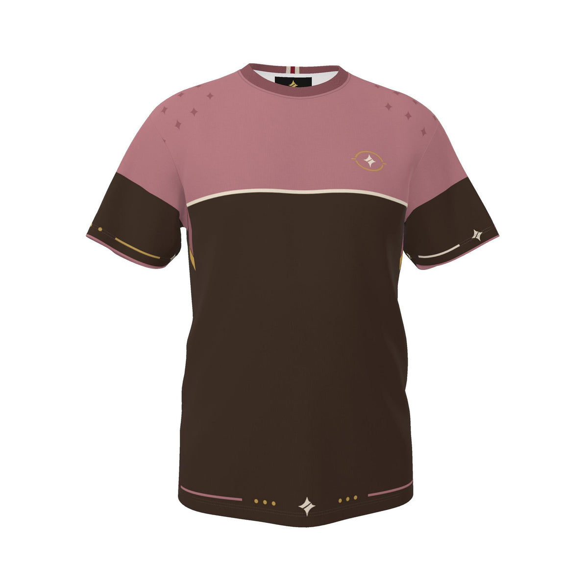 Rosewood Orbit Luxury Boxy Cotton T-Shirt