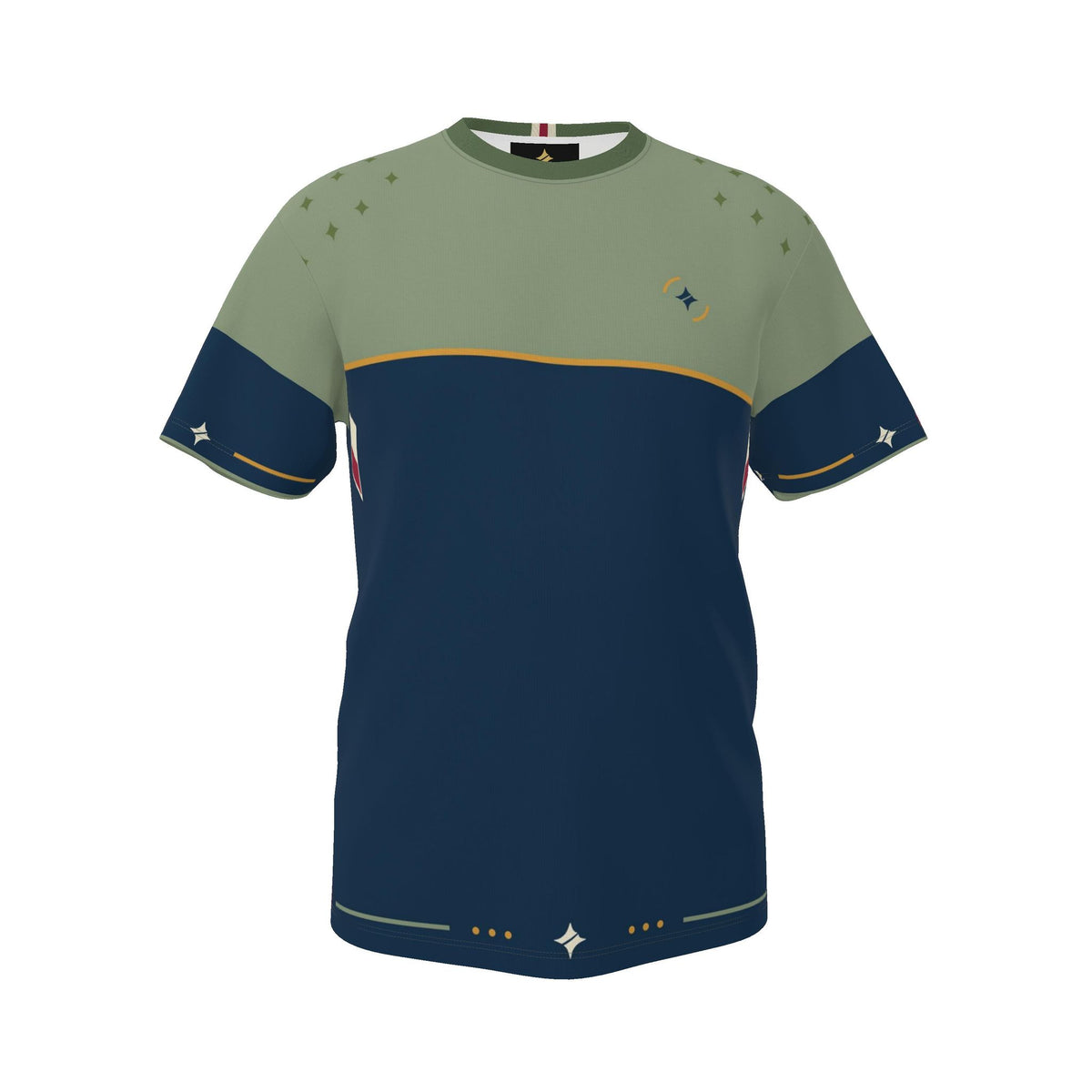 Sage Nautilus Luxury Boxy Cotton T-Shirt