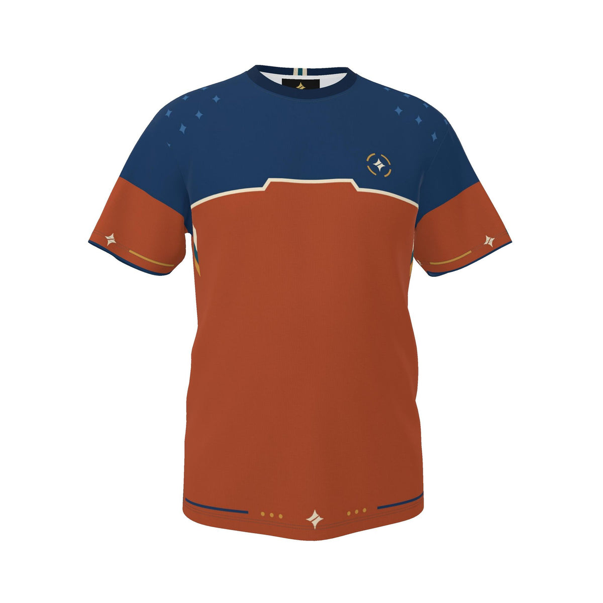 Copper Meridian Luxury Boxy Cotton T-Shirt