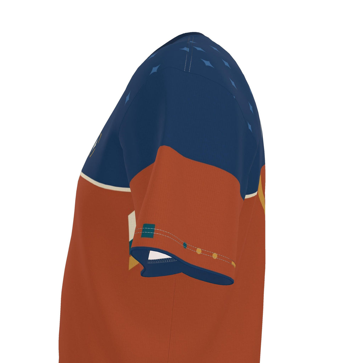 Copper Meridian Luxury Boxy Cotton T-Shirt