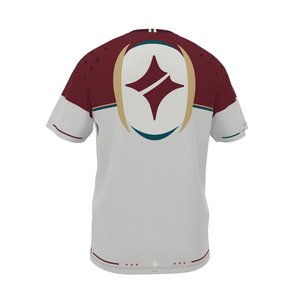 Bordeaux Porcelain Luxury Boxy Cotton T-Shirt