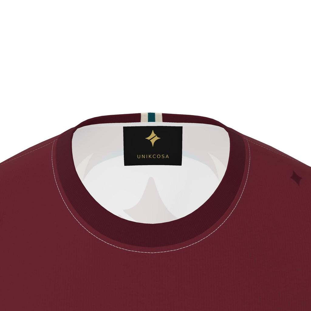 Bordeaux Porcelain Luxury Boxy Cotton T-Shirt