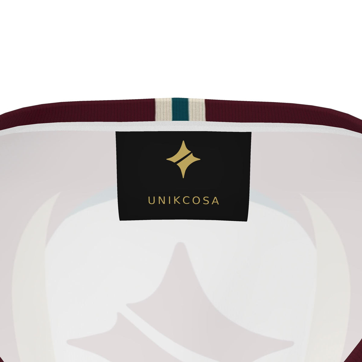 Bordeaux Porcelain Luxury Boxy Cotton T-Shirt
