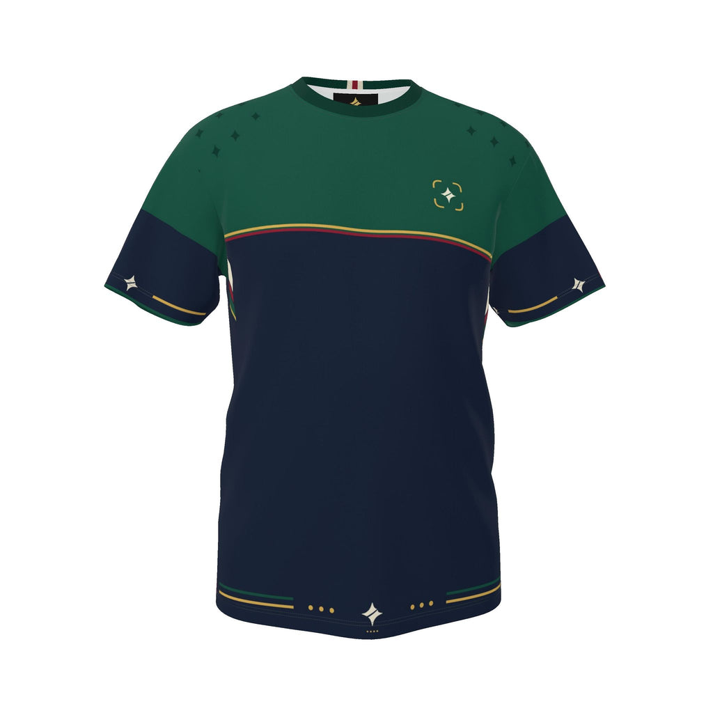 Emerald Nocturne Luxury Boxy Cotton T-Shirt