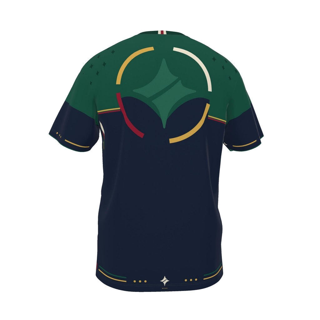 Emerald Nocturne Luxury Boxy Cotton T-Shirt