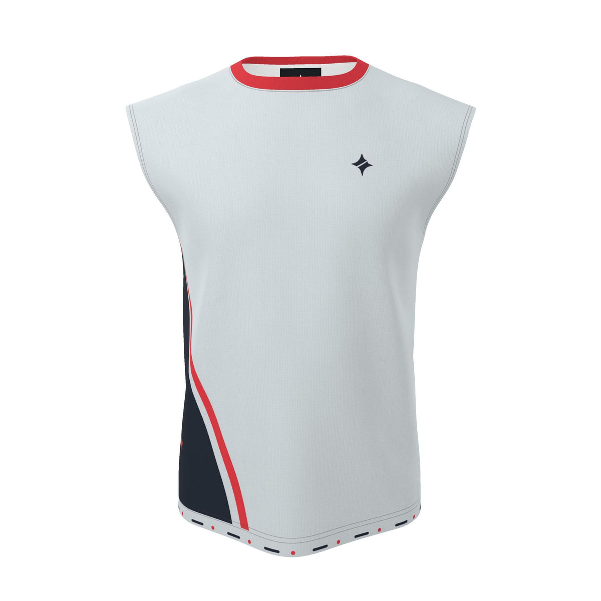 Ice Signal Luxury Sleeveless Cotton T-Shirt