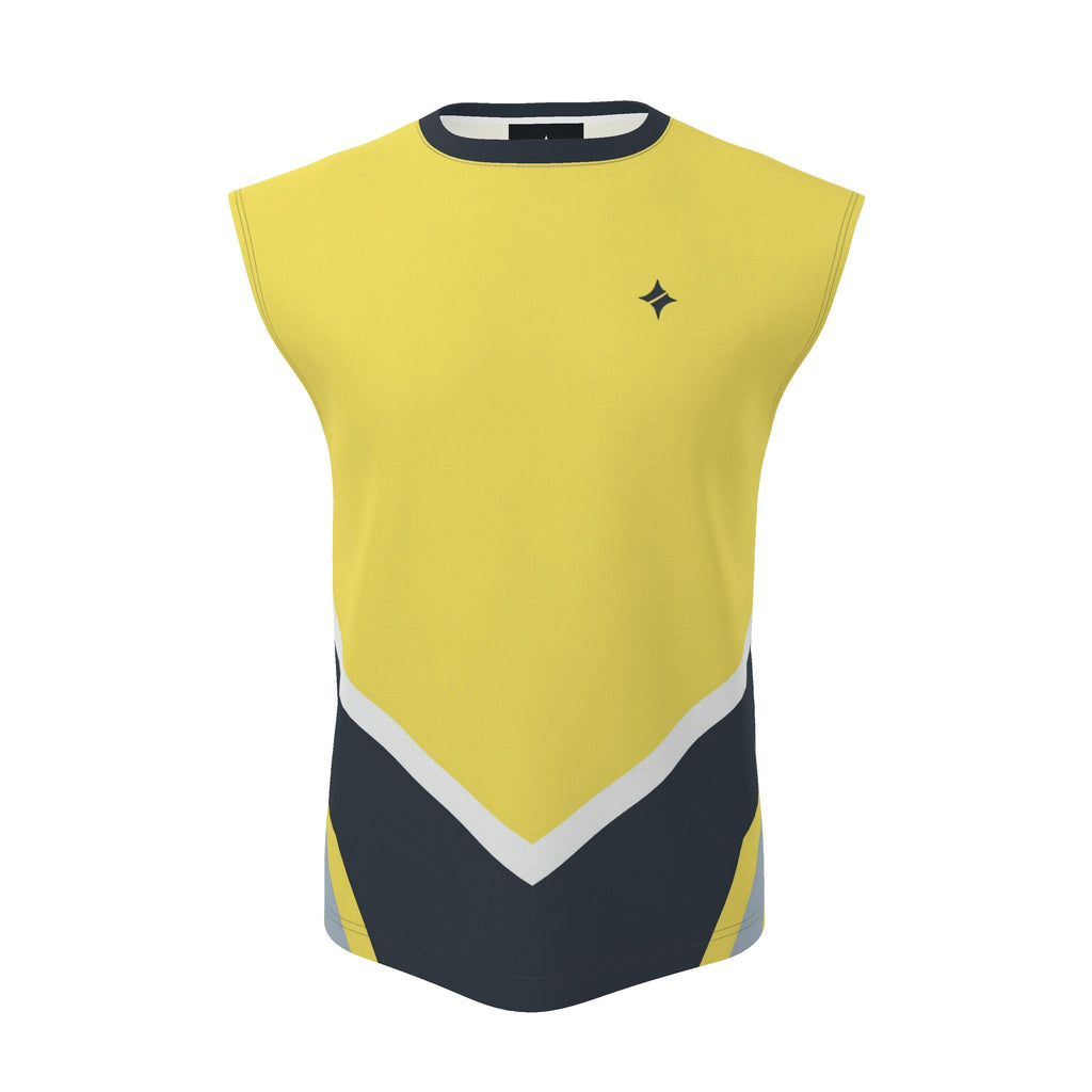 Lemon Asphalt Luxury Sleeveless Cotton T-Shirt