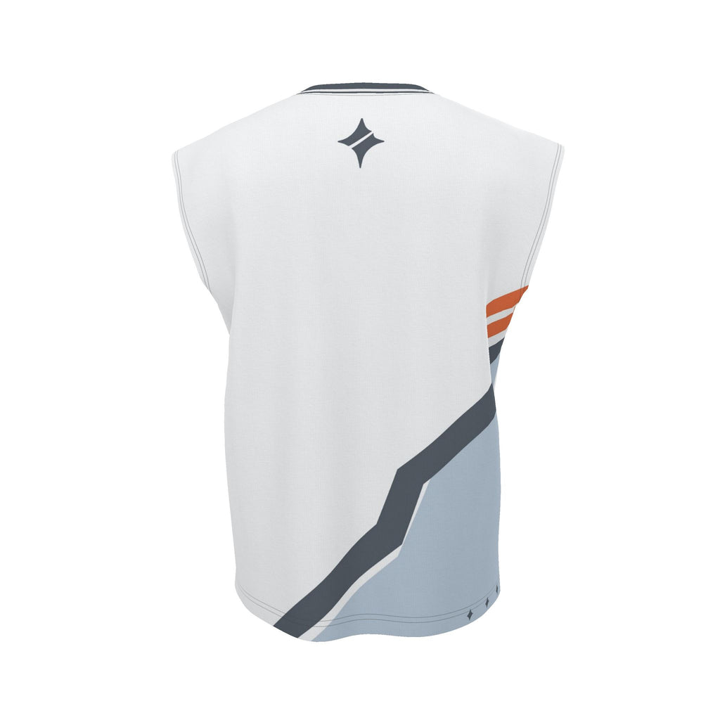 Pearl Circuit Luxury Sleeveless Cotton T-Shirt