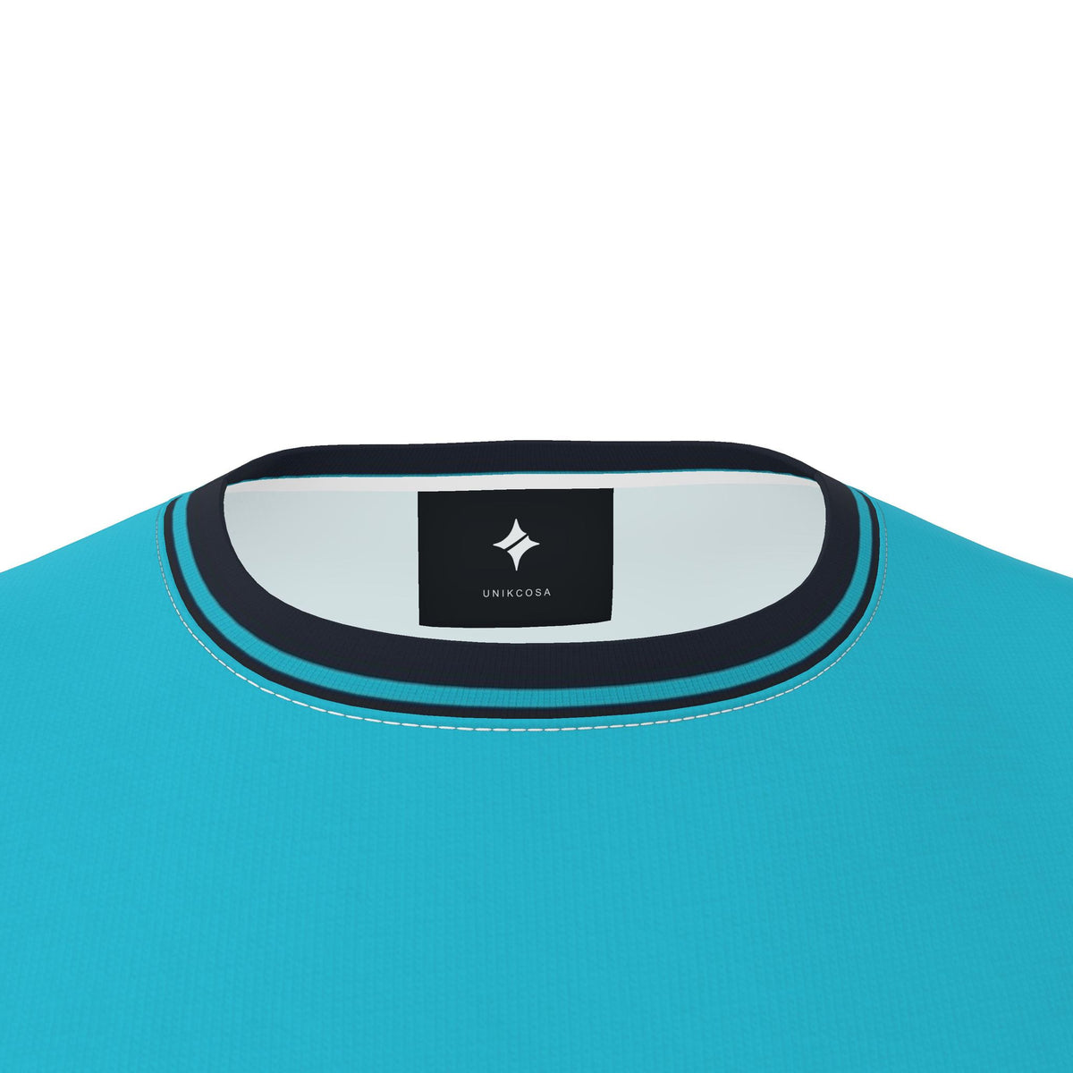 Cyan Pulse Luxury Sleeveless Cotton T-Shirt