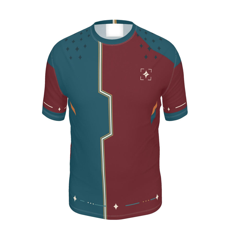 Peacock Meridian Regular-Fit Cotton T-Shirt — original garment front three-quarter view