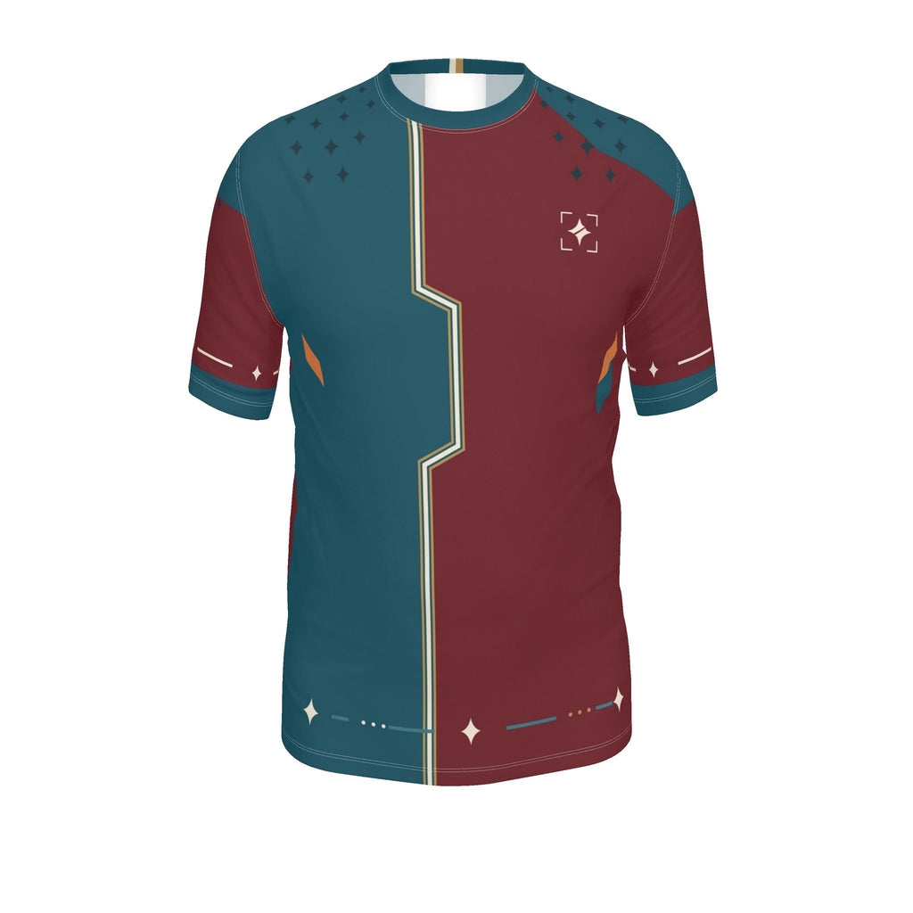 Peacock Meridian Regular-Fit Cotton T-Shirt — original garment front view