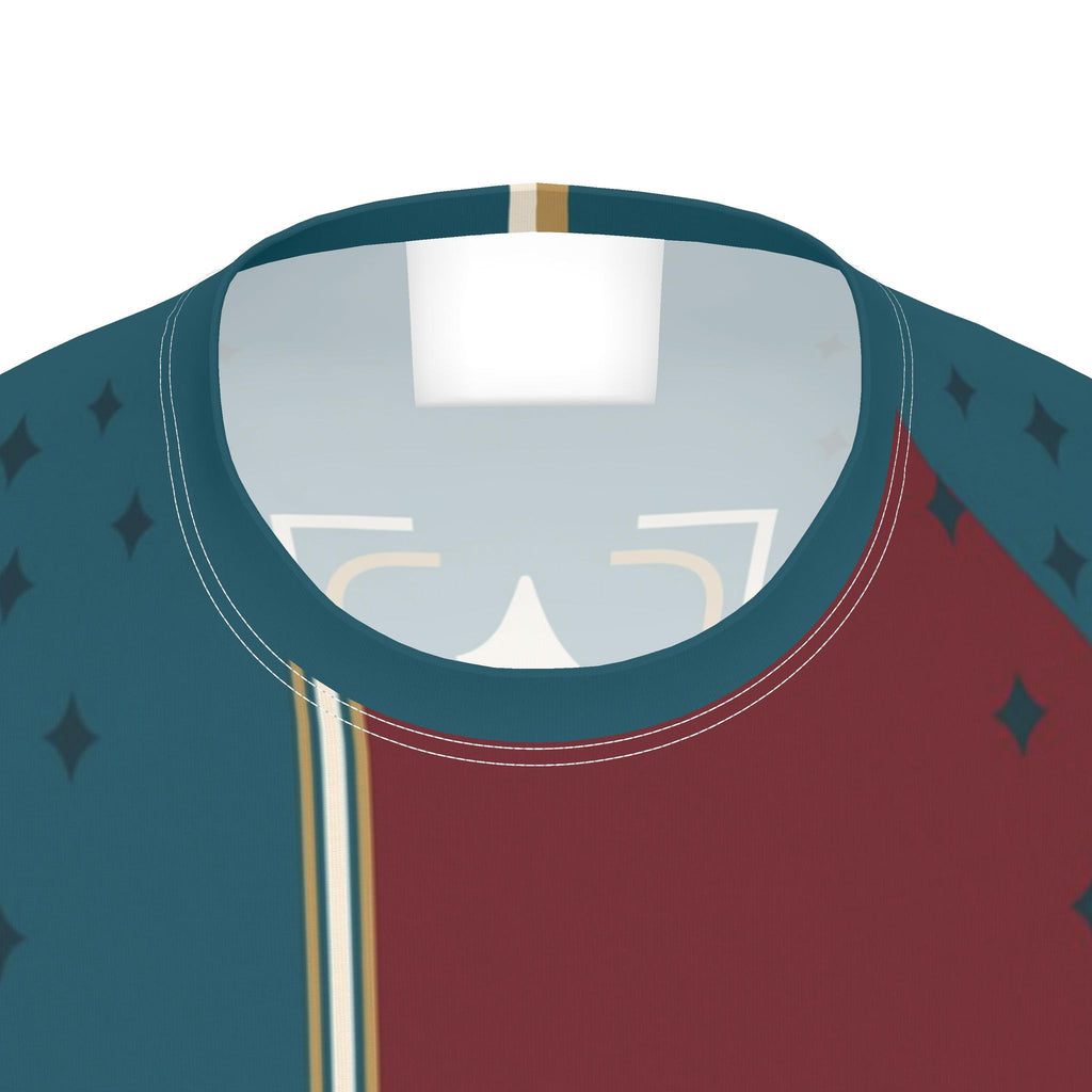 Peacock Meridian Regular-Fit Cotton T-Shirt — original neckline detail