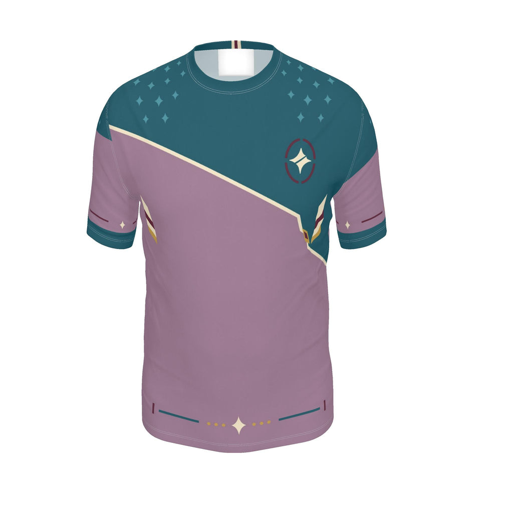 Orchid Mantle Regular-Fit Cotton T-Shirt — original garment front three-quarter view