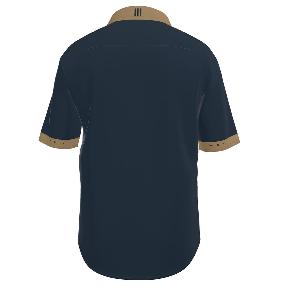 Ink Camel Luxury Cotton Satin Button-Up Shirt