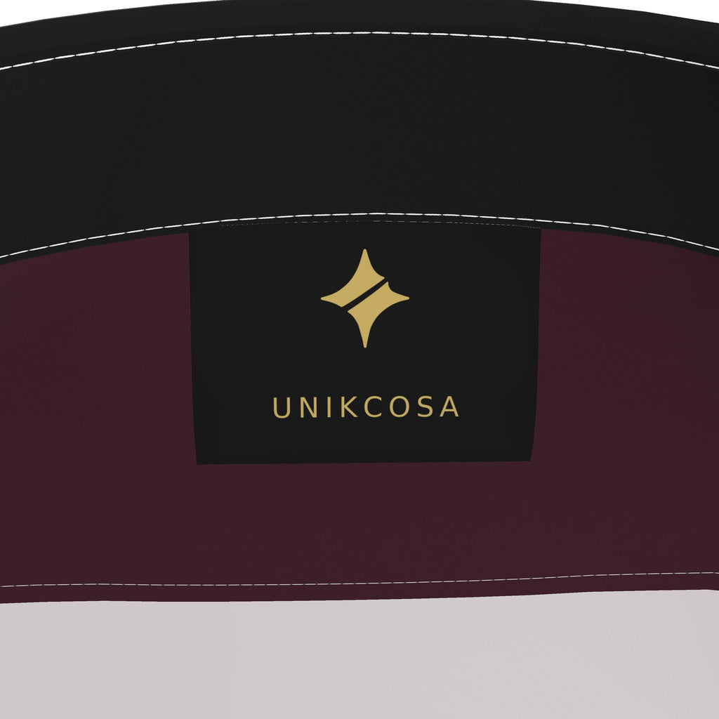 Burgundy Noir Luxury Cotton Satin Button-Up Shirt