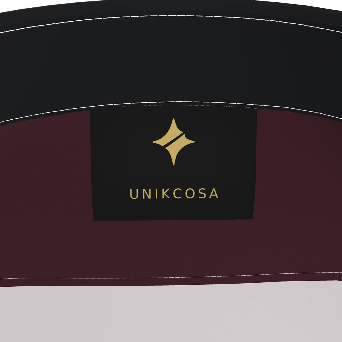 Burgundy Noir Luxury Cotton Satin Button-Up Shirt