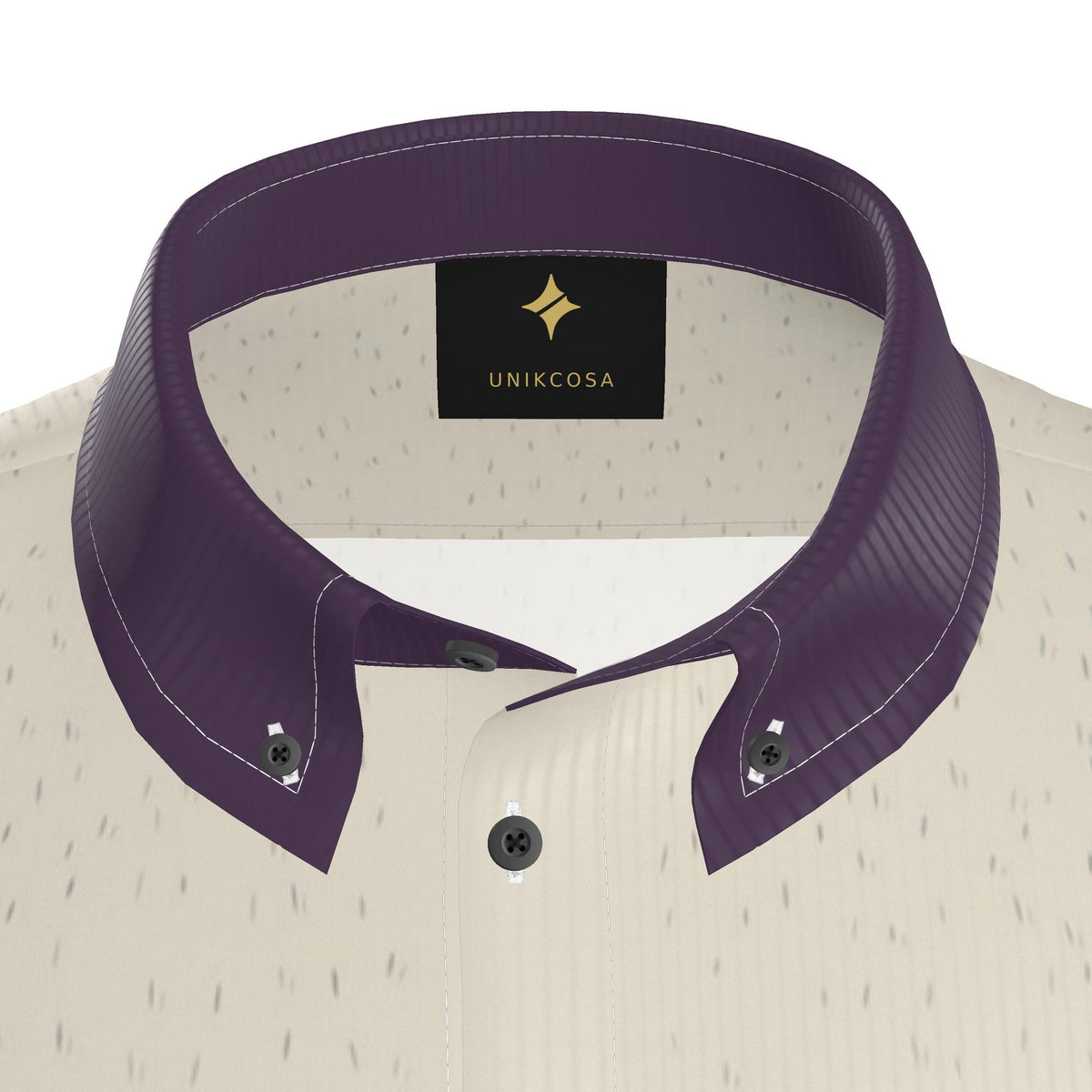 Pearl Aubergine Luxury 100% Silk Satin Button-Down Shirt