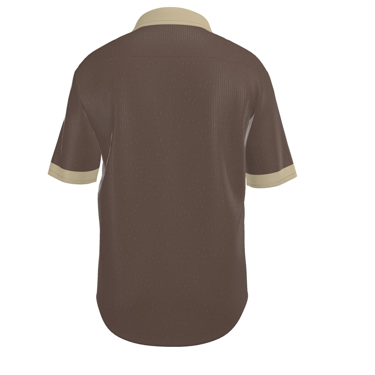 Mocha Champagne Luxury 100% Silk Satin Button-Down Shirt
