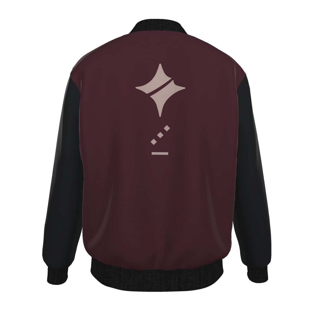 Bordeaux Cadence Luxury Duchess Satin Bomber Jacket