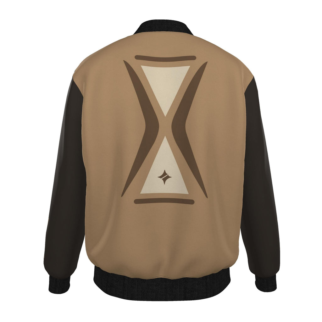 Sandglass Atelier Luxury Duchess Satin Bomber Jacket