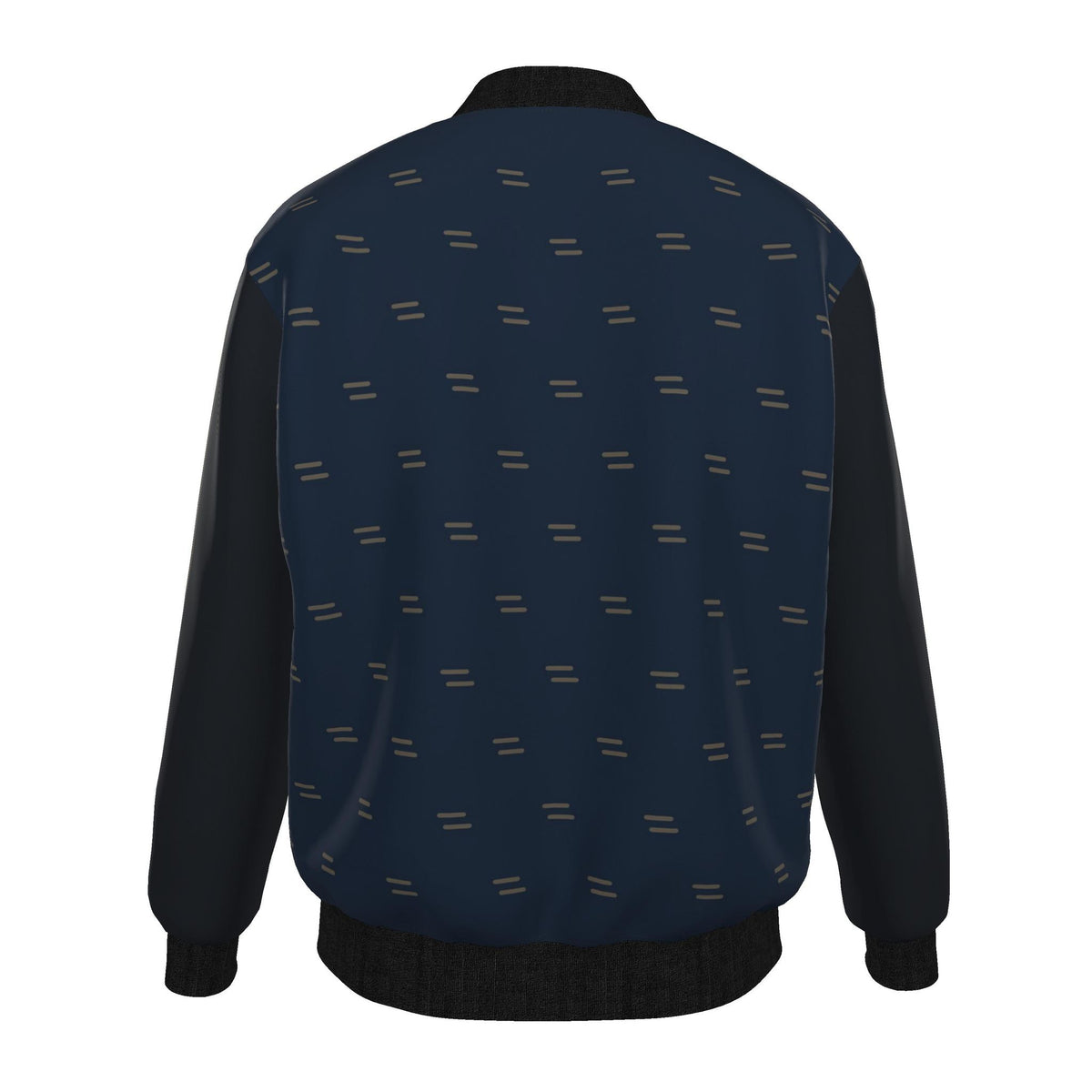 Midnight Champagne Luxury Duchess Satin Bomber Jacket