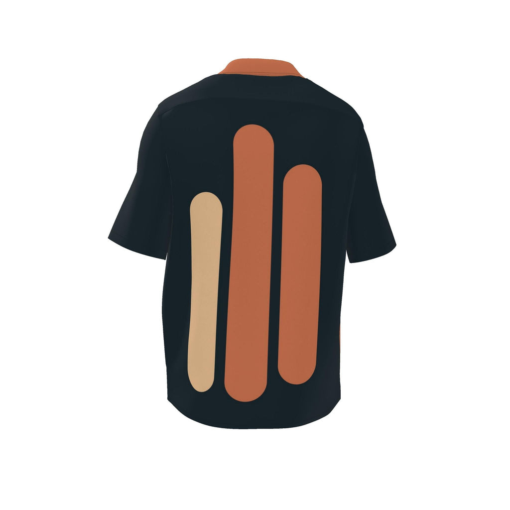 Ink Papaya: original shirt back garment view.