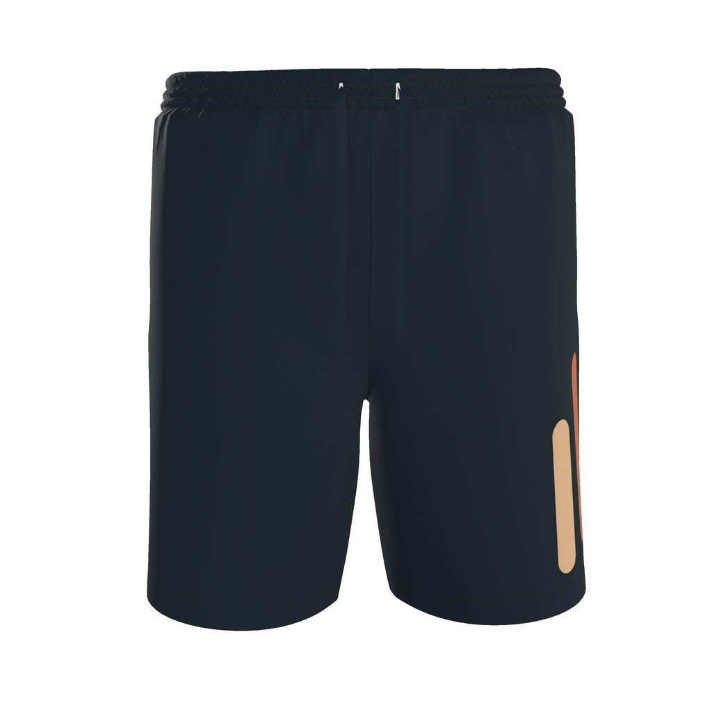 Ink Papaya: original shorts front garment view.